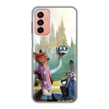 Чохол Зоотрополіс на Samsung Galaxy M13 – Нік Джуді і змія