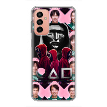 Чохол Гра в кальмара для Samsung Galaxy M13 – Персонажі гри кальмара