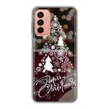 Рождественские Чехлы для Samsung Galaxy M13 (VPrint) (Елочка узорная)
