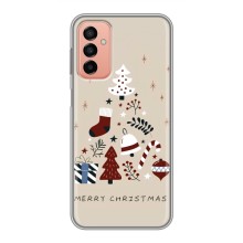 Рождественские Чехлы для Samsung Galaxy M13 (VPrint) (Merry Christmas)