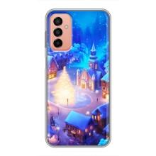 Рождественские Чехлы для Samsung Galaxy M13 (VPrint) (Рождественский город)