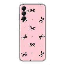 Чохол банти для Samsung Galaxy M14 (M146) – Чорні бантики