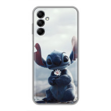 Чохол з малюнком Стіч для Samsung Galaxy M14 (M146) – Стіч з квіткою