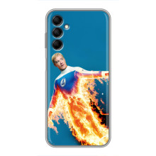 Чехол с принтом Фантастическая четверка для Samsung Galaxy M14 (M146) – Человек-Факел