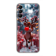 Яскравий чохол для Samsung Galaxy M14 (M146) з Зимові Оленята (Олень серед подарунків)