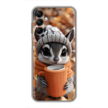 Печатный чехол «Зверята с кофе» для Samsung Galaxy M14 (M146)