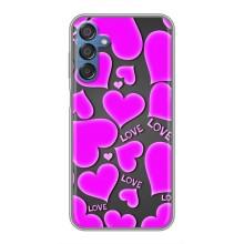 Чехлы для любимой на Самсунг М15 (VPrint) (Pink hearts)