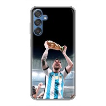 Чехлы Лео Месси Аргентина для Samsung Galaxy M15 (M156) – Счастливый Месси