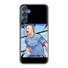 Чехлы с футболистом Ерлинг Холанд для Samsung Galaxy M15 (M156) (AlphaPrint) (гол Эрлинг Холланд)