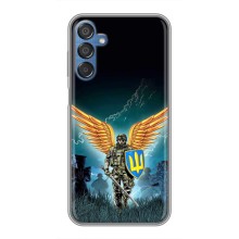 Чехлы с картинкой ЗСУ для Samsung Galaxy M15 (M156) (AlphaPrint) (Солдат ЗСУ)
