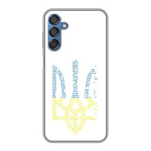 Чехлы для Samsung Galaxy M15 (M156)  Укр. Символика (AlphaPrint) (Герб из букв)