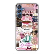 Чохол (Dior, Prada, YSL, Chanel) для Samsung Galaxy M15 (M156) (Брендb)