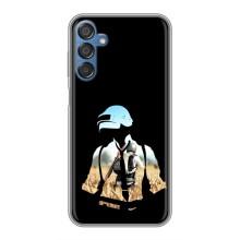 Силиконовый чехол с картинкой "Герой Pubg" на Samsung Galaxy M15 (M156) – Пубг мен