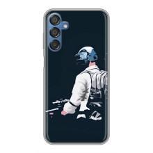 Силиконовый чехол с картинкой "Герой Pubg" на Samsung Galaxy M15 (M156) – В экиперовке