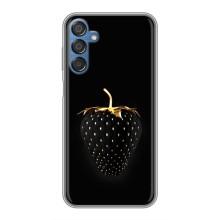 Чехол с изображением  вкусной еды для Samsung Galaxy M15 (M156) – Чёрная клубника