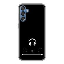 Чехол с картинками на черном фоне для Samsung Galaxy M15 (M156) – Плеер