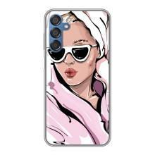Чехол с картинкой Модные Девчонки Samsung Galaxy M15 (M156) (Девушка в халате)
