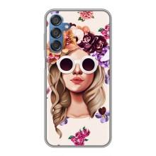 Чехол с картинкой Модные Девчонки Samsung Galaxy M15 (M156) (Девушка в очках)