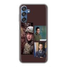 Чехол для Samsung Galaxy M15 (M156) (AlphaPrint - с принтом Зеленского) – Президент