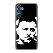 Чехол для Samsung Galaxy M15 (M156) (AlphaPrint - с принтом Зеленского) – Зеленский АРТ