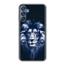 Чехол со Львом для Samsung Galaxy M15 (M156) (VPrint) (Синий Лев)