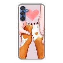 Чохол (ТПУ) Милі песики для Samsung Galaxy M15 (M156) (Любов до собак)