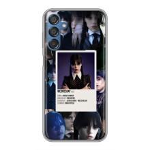 Чехлы Венсдей на Samsung Galaxy M15 (M156) Уэнсдей (AlphaPrint) (коллаж Уэнздей)