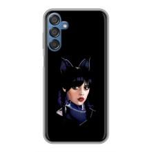 Чехлы Венсдей на Samsung Galaxy M15 (M156) Уэнсдей (AlphaPrint) (серьезная Уэнздей)