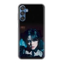 Чехлы Венсдей на Samsung Galaxy M15 (M156) Уэнсдей (AlphaPrint) (взгляд Уэнздей)