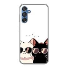 Чехол с рисунком кот на Samsung Galaxy M15 (M156) (Коты в очках)