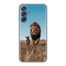 Чехол Король лев на Самсунг М15 (Мусафа и Симба)