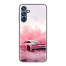 Чехол с авто Порше для Samsung Galaxy M15 (M156) – Розовый Порше