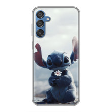 Чехол с рисунком Стич для Samsung Galaxy M15 (M156) – Стич с цветочком