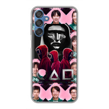 Чехол Гра в кальмара для Samsung Galaxy M15 (M156) – Персонажи игры кальмара