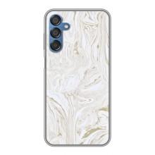 Мраморный чехол на Samsung Galaxy M15 (M156) (VPrint) (Белый мрамор)