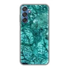 Мраморный чехол на Samsung Galaxy M15 (M156) (VPrint) (Зеленый мрамор)