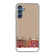 Новогодние, Праздничные Чехлы для Samsung Galaxy M15 (M156) - 2024 год (Зимний город)