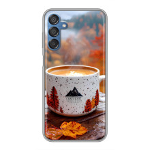 Чехол с уникальным дизайном «Осень с кофе» для Samsung Galaxy M15 (M156) – Кофе на природе