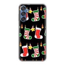 Силіконовий бампер на різдво для Samsung Galaxy M15 (M156) (Різдвяні подарунки)