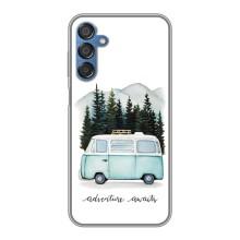 Силиконовый бампер с картинкой машины на Samsung Galaxy M15 (M156) (Домик на колесах)