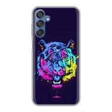 Силіконовий бампер з картинкою звірів для Samsung Galaxy M15 (M156) (Тигр-Арт)