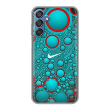 Силиконовый Чехол на Samsung Galaxy M15 (M156) с картинкой Nike (Найк зеленый)