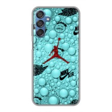 Силиконовый Чехол Nike Air Jordan на Самсунг Галакси М15 (Джордан Найк)