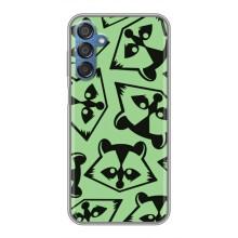 Силиконовый Чехол с Енотами на Samsung Galaxy M15 (M156) – Мордочки Енота