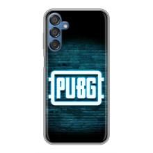 Чехол (TPU) с картинкой "Лого Пабг" на Самсунг Галакси М15 – Лого PUBG