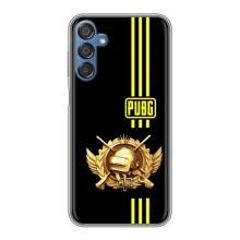 Чехол (TPU) с картинкой "Лого Пабг" на Самсунг Галакси М15 – Лого PUPG