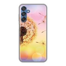 Силиконовый Чехол с одуванчиками на Samsung Galaxy M15 (M156) – Цветок-одуванчик