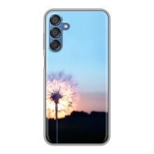 Силиконовый Чехол с одуванчиками на Samsung Galaxy M15 (M156) – Закат с одуванчиком