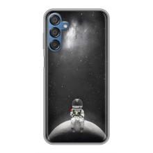 Силиконовый Чехол с принтом "Космонавты" на Samsung Galaxy M15 (M156) – Космонавт романтик