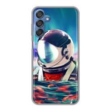 Силиконовый Чехол с принтом "Космонавты" на Samsung Galaxy M15 (M156) – Космонавт в воде